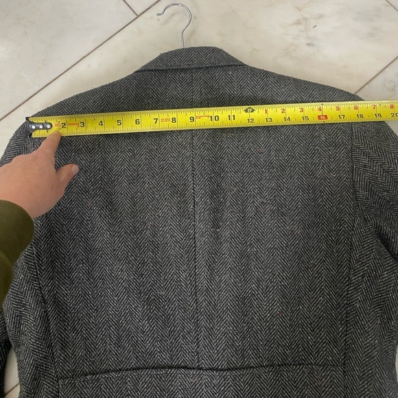 Vintage The Sovereign Men’s Suit Jacket Sport coat Blazer wool herringbone lined - Picture 10 of 12